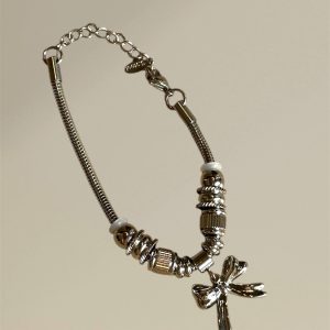 Cute Ατσάλινο βραχιόλι με charms