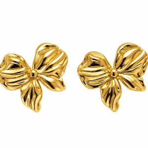 Bow Crush Earrings – Stainless Steel