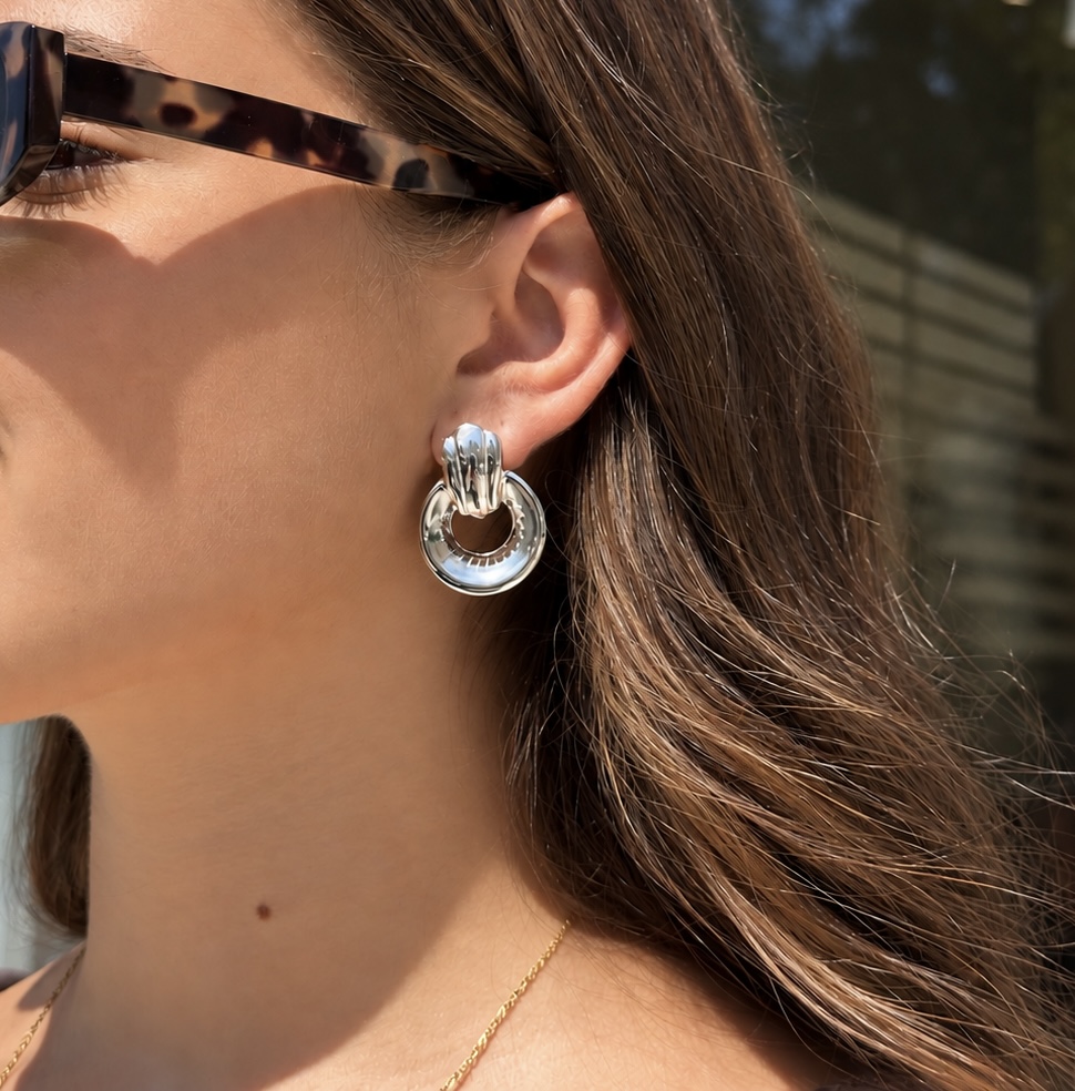Elan Earrings - stainless steel - Image 3