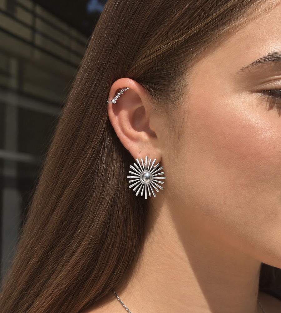 Mira Earrings – Stainless Steel - Image 4
