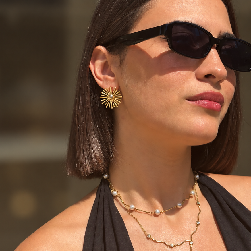 Mira Earrings – Stainless Steel - Image 2