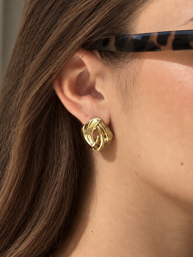 Rhea Earrings – Stainless Steel - Image 2