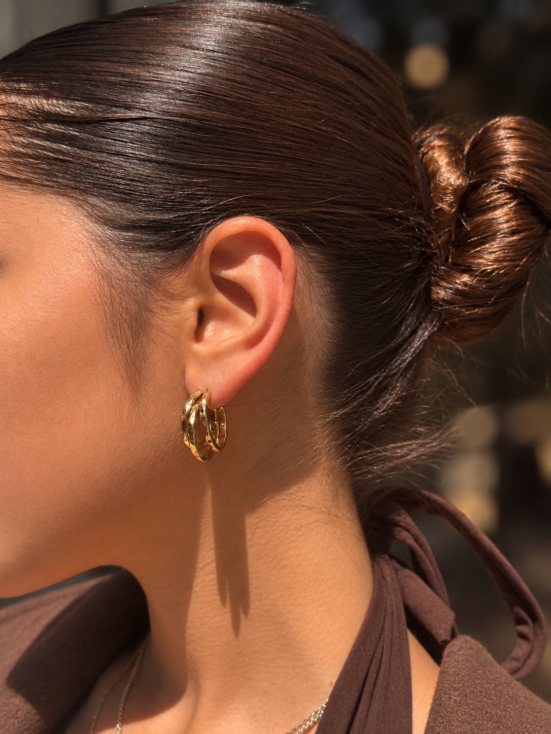 Giselle Hoops – Stainless Steel - Image 2