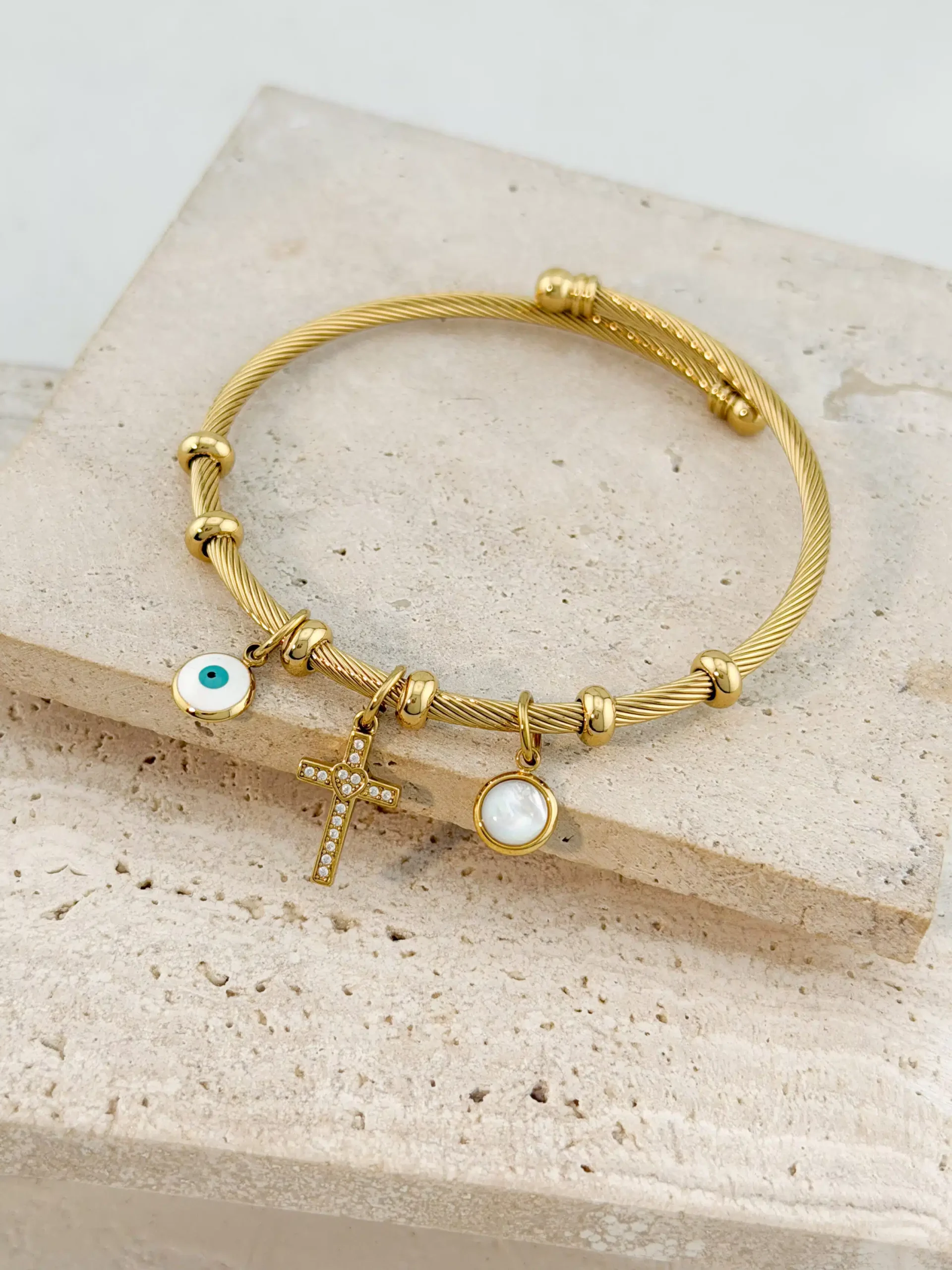 Séraphine Charm Bracelet – Stainless Steel