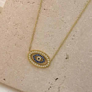 Midnight Eye Necklace – Stainless Steel