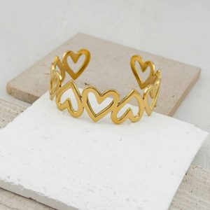 Amour Cuff Bracelet – Stainless Steel