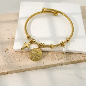 Margaux Charm Bracelet – Stainless Steel