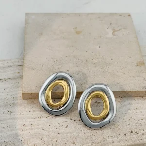 Melt Earrings – Stainless Steel