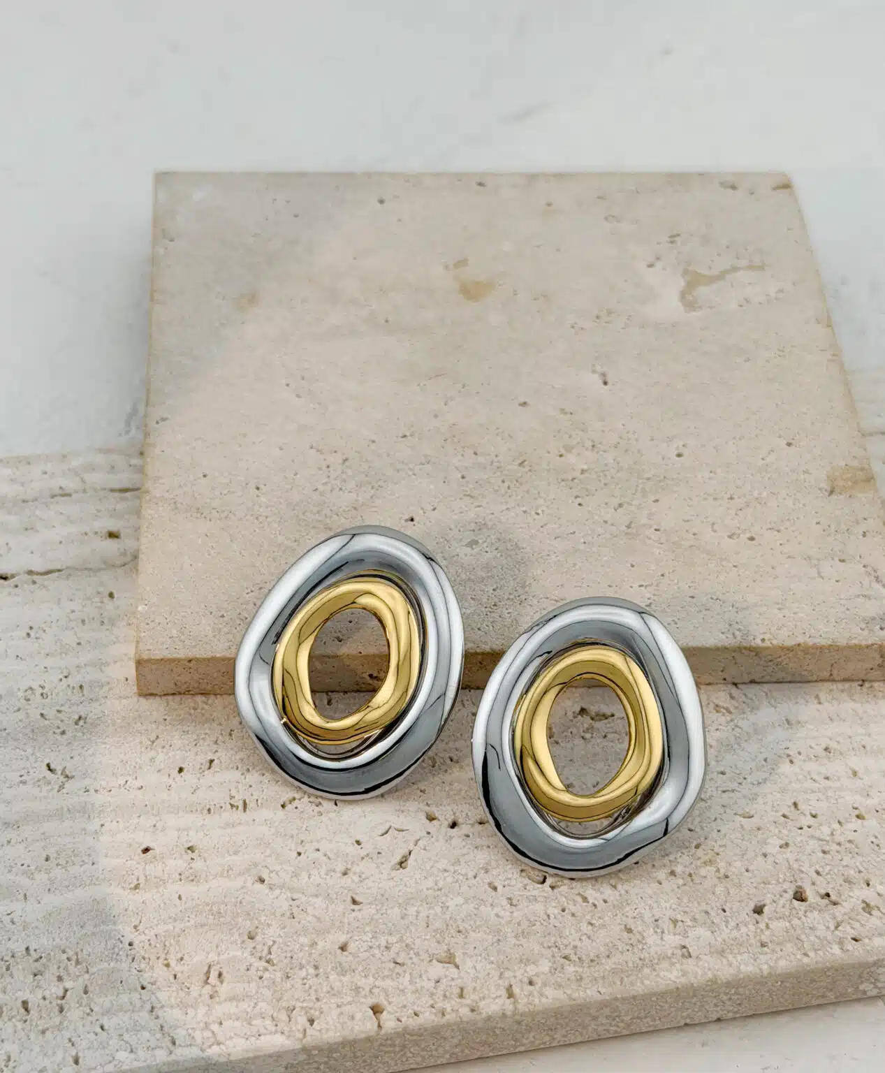 Melt Earrings – Stainless Steel