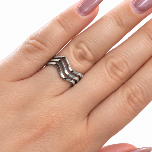 WAVE - Stainless Steel Ring