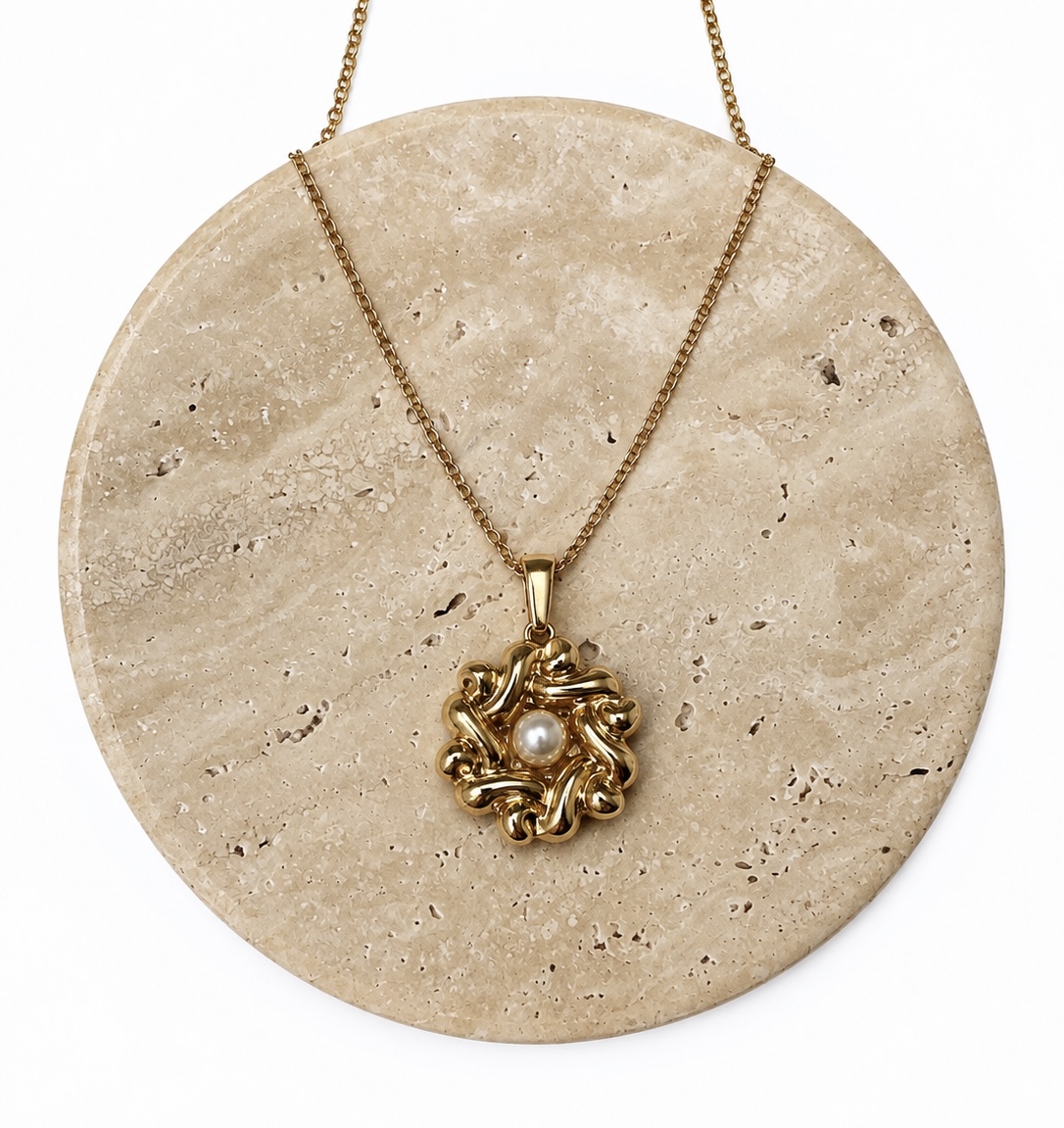 PEARLIE Necklace — Stainless Steel