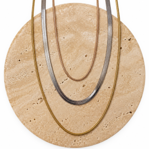 BABE – Triple Stainless Steel Necklace