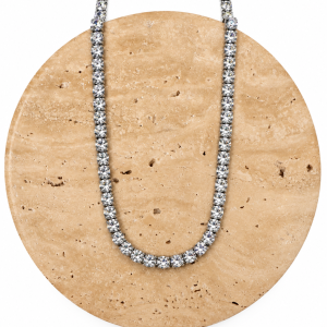 Glam necklace - Aσημί , Χρυσό